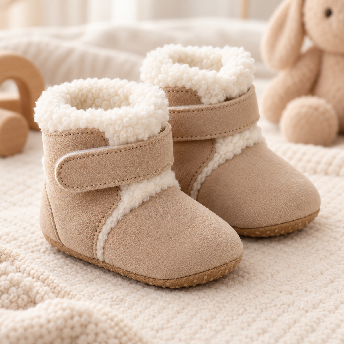 Baby Sherpa-Lined Booties