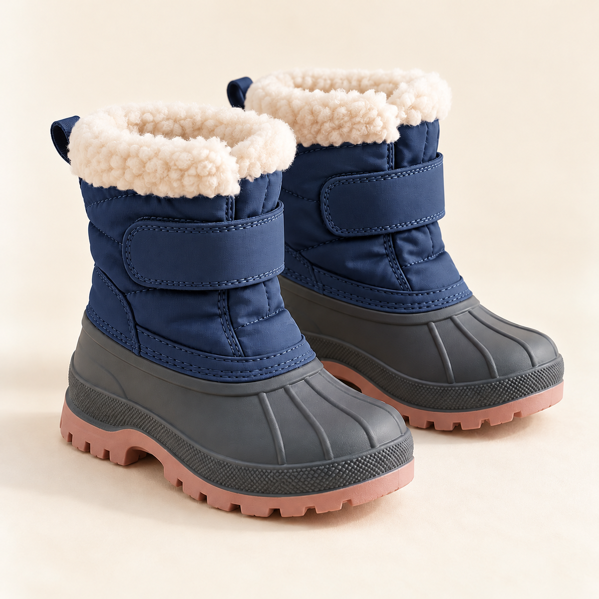 Kids' Fleece-Lined Snow Boots