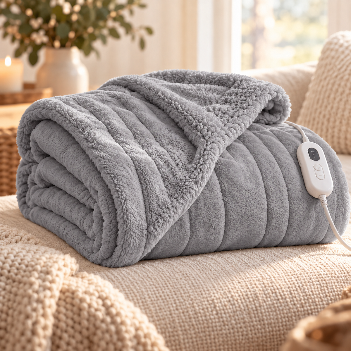 Electric Heated Throw Blanket