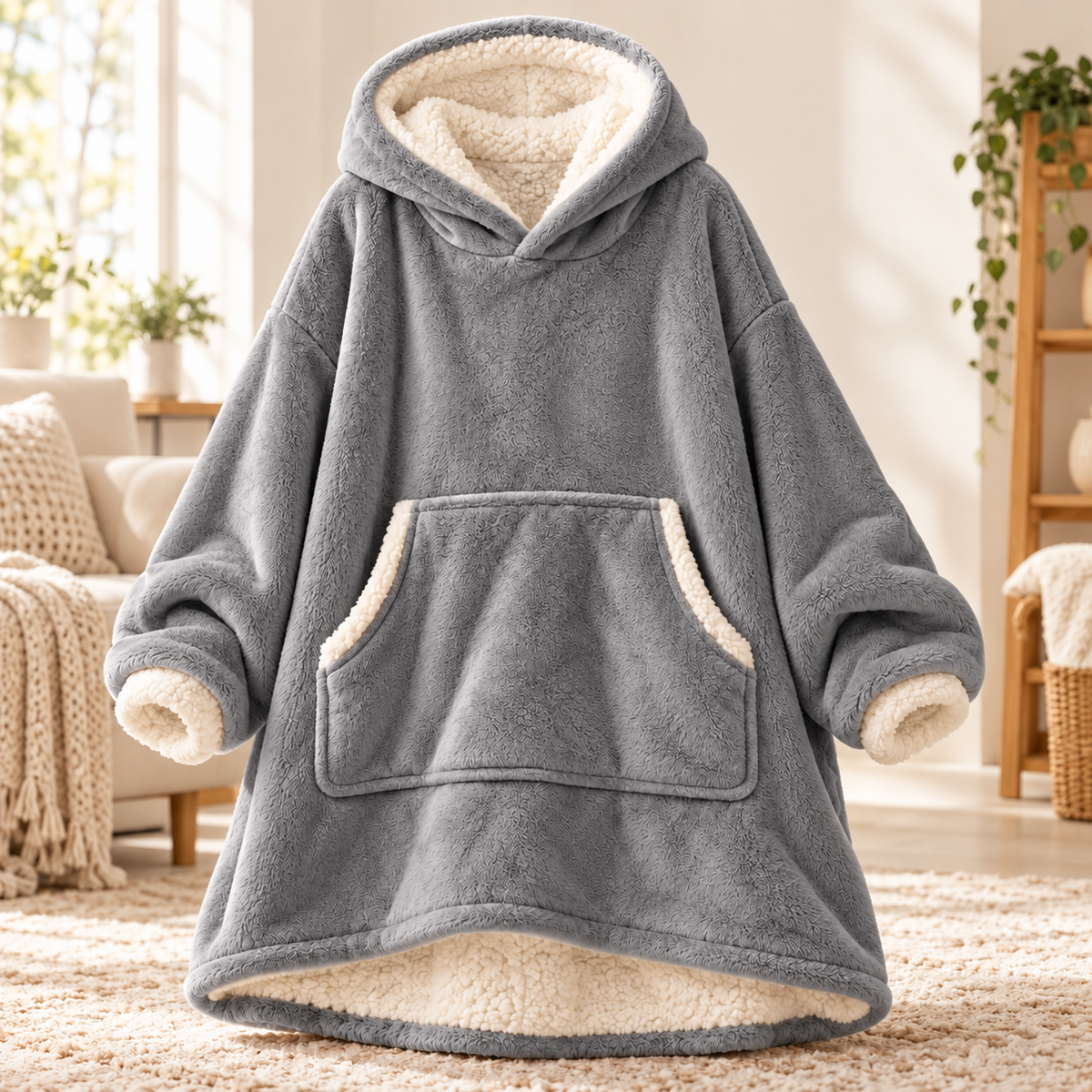 Oversized Wearable Blanket Hoodie