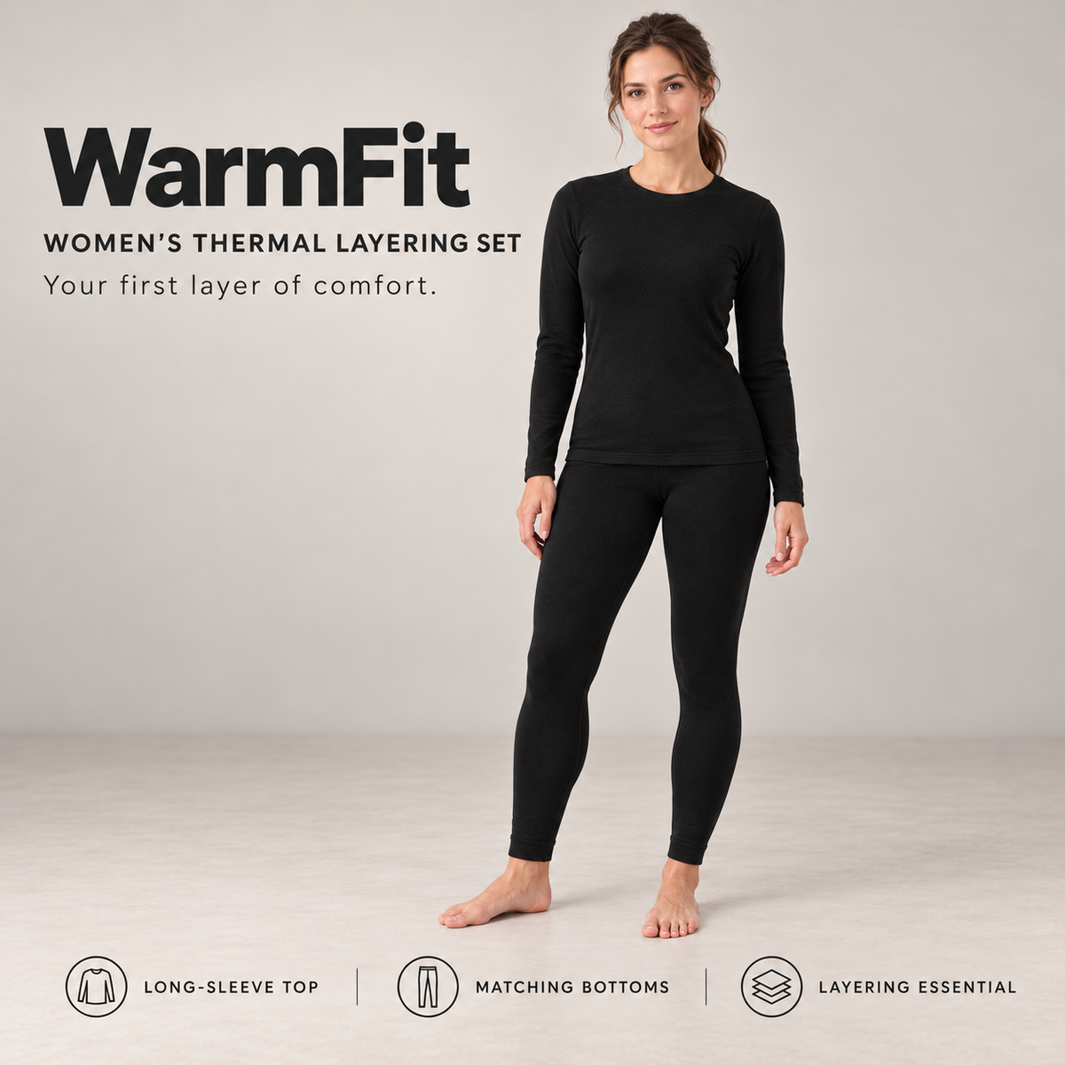 WarmFit Women's Thermal Layering Set