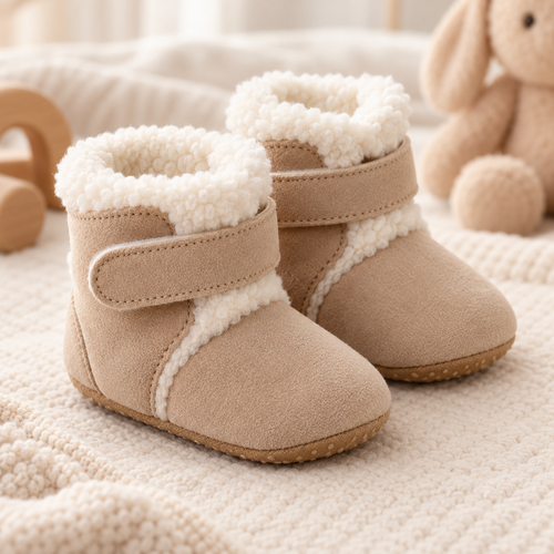 Baby Sherpa-Lined Booties