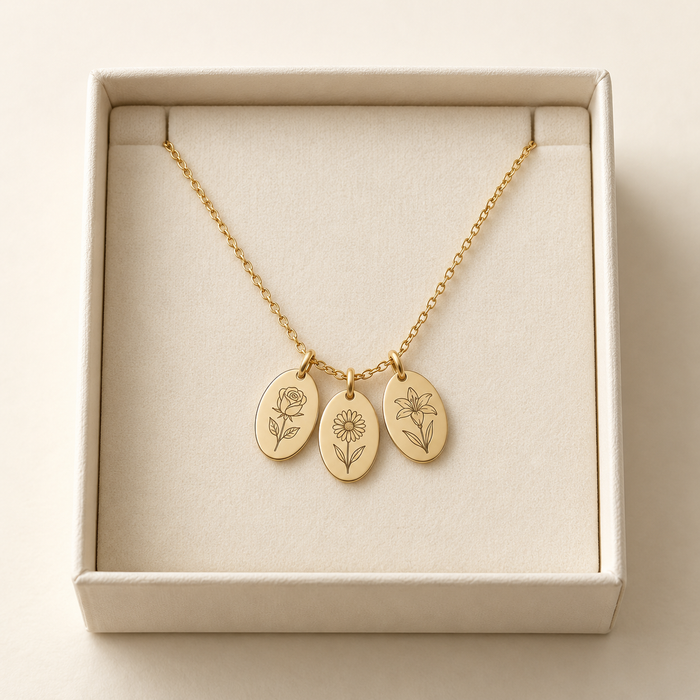 Birth Flower Necklace