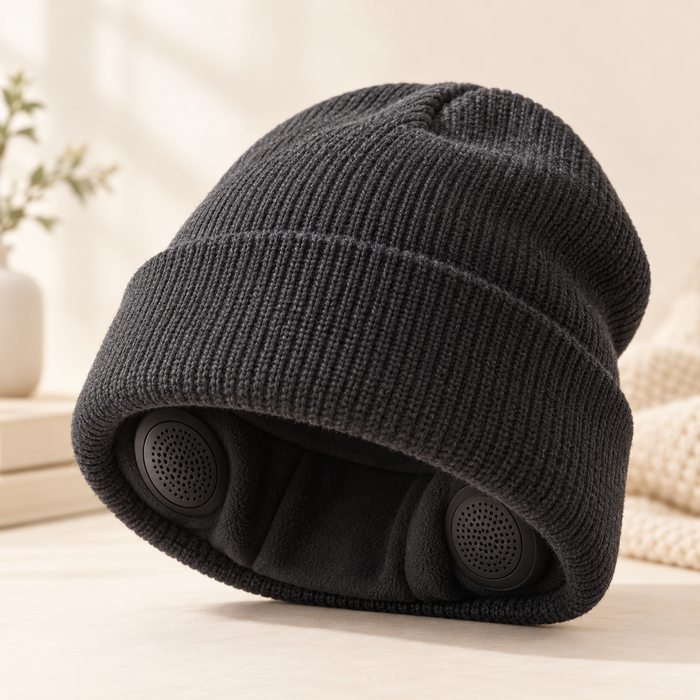 Bluetooth Music Beanie with Built-In Headphones