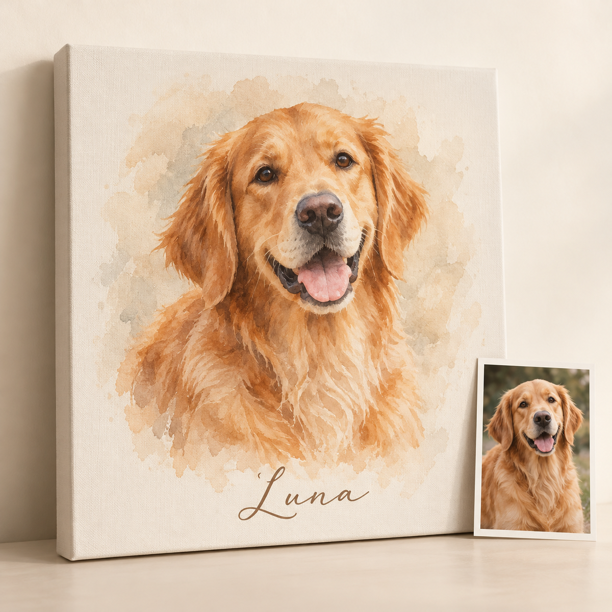 Custom Pet Portrait from Your Photo