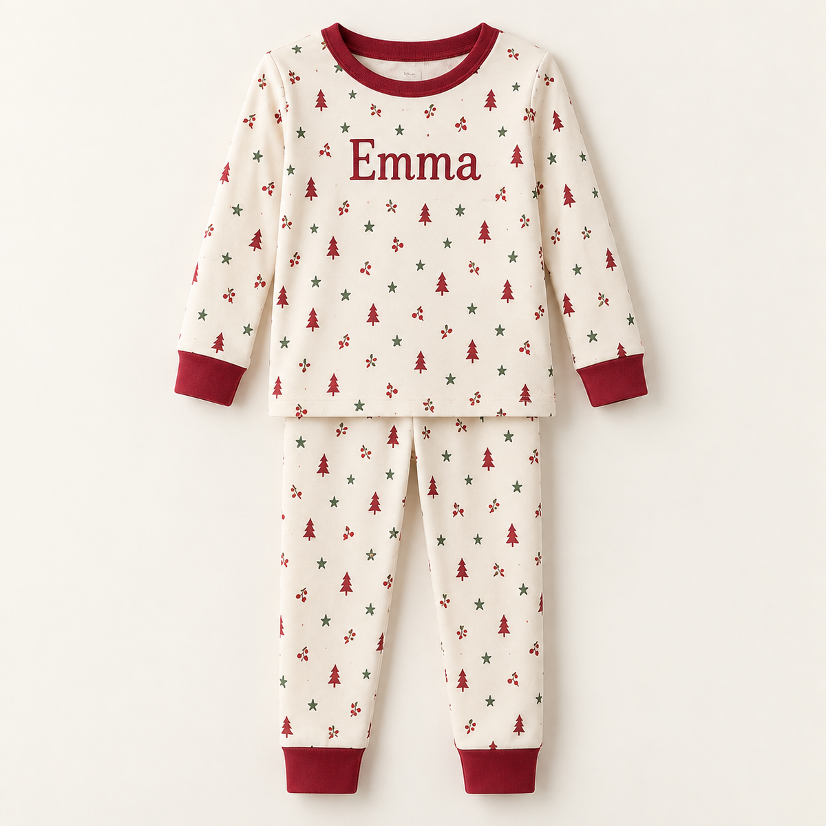 Kids' Christmas Pajamas with Name