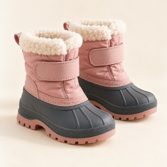 Kids' Fleece-Lined Snow Boots