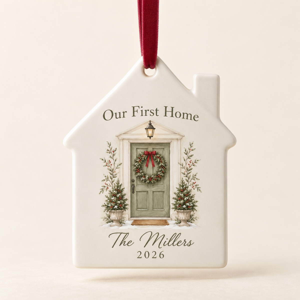 Our First Home Christmas Ornament
