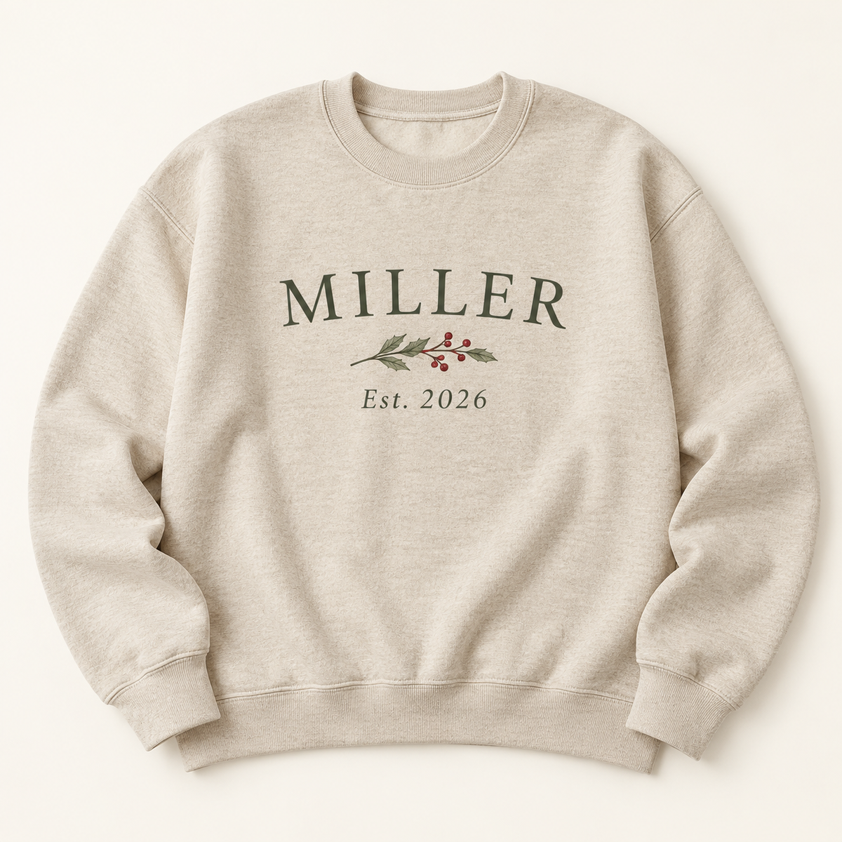 Personalized "Est." Family Sweatshirt