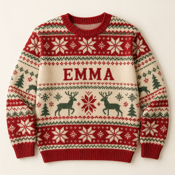 Personalized Ugly Christmas Sweater
