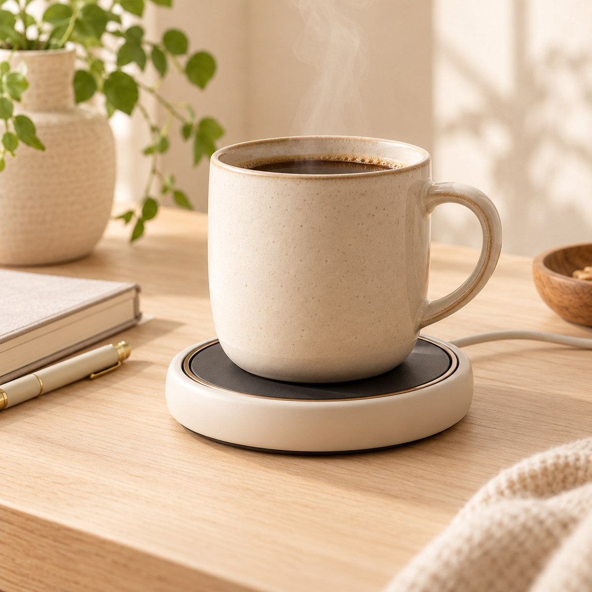 Smart Mug Warmer with Auto Shut-Off